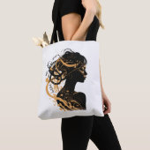 女性感動的トートバッグ トートバッグ (クローズアップ)