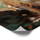 女性戦士ポスターの強化 | やる気を起こさせる Fem ポスター (角)