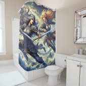 女性戦士 シャワーカーテン (インサイチュ)