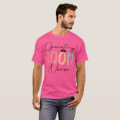 女性手術室ナース保健医療病院 Tシャツ (正面フル)