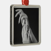 女性手 メタルオーナメント (右)