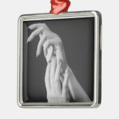 女性手 メタルオーナメント (左)