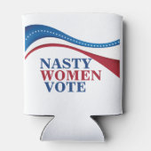 女性扱いにく投票フェミニスト政治 缶クーラー (裏面)
