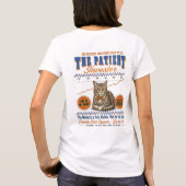 女性投資家ギフト - 数十年かけて王朝を築く Tシャツ (裏面)