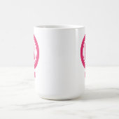 女性拳のレジスト記号 コーヒーマグカップ (中央)