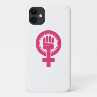 女性拳のレジスト記号 iPhone 11 ケース