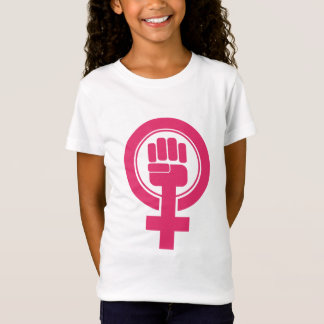 女性拳のレジスト記号 Tシャツ