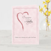 女性採用おめでとうございます カード (黄色い花)