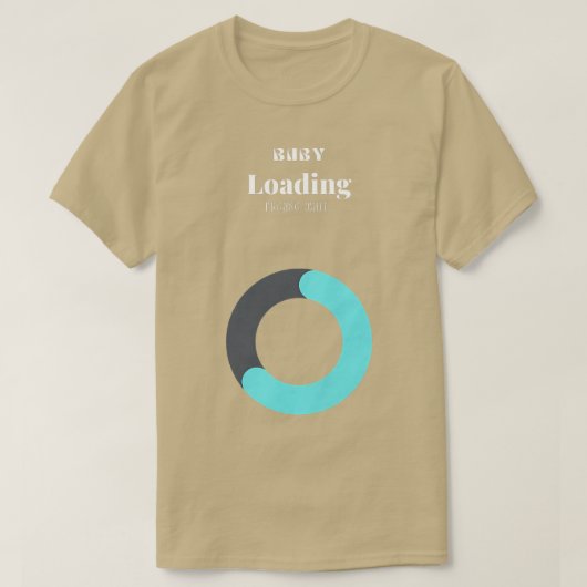 女性搭載ベビーおもしろいプリント妊娠アナウンス Tシャツ (デザイン正面)