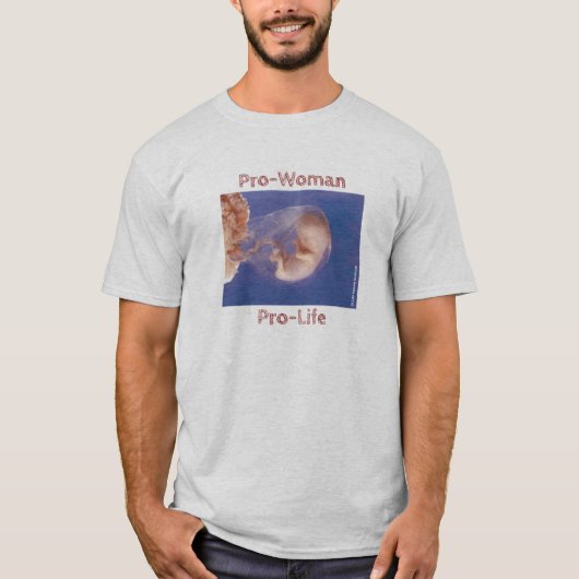 女性支持・生命尊重 Tシャツ (正面)