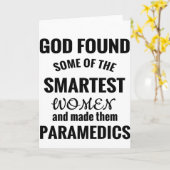 女性救急医療隊員神が女性を見つ頭が切れるけ、 カード (黄色い花)