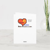 女性救急医療隊員EMT日グリーティングカード カード (裏面)