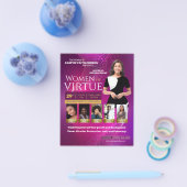 女性教会カンファレンスフライヤー チラシ (シングル)