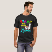 女性教師 スター テストの日 大丈夫 ラマ 先生 試験 Tシャツ (正面フル)