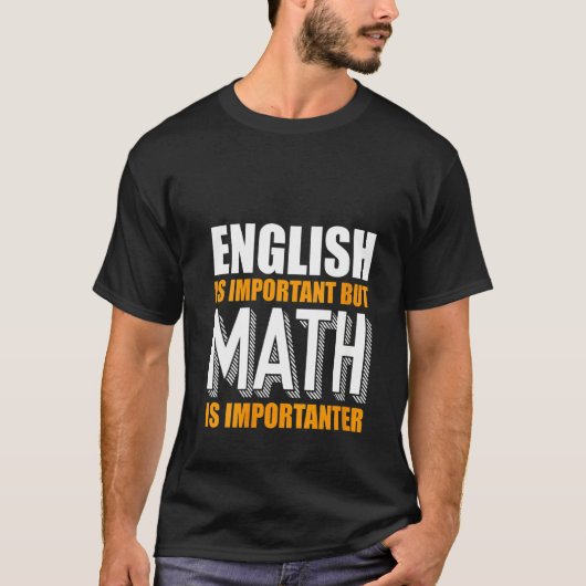 女性数学おもしろい先生科学者Math Ne Tシャツ (正面)
