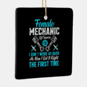 女性整備士 セラミックオーナメント (右)