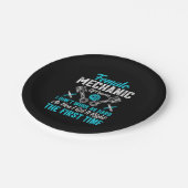 女性整備士 ペーパープレート (アングル)