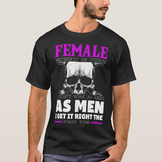 女性整備士 Tシャツ (正面)