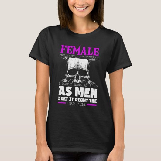 女性整備士 Tシャツ (正面)