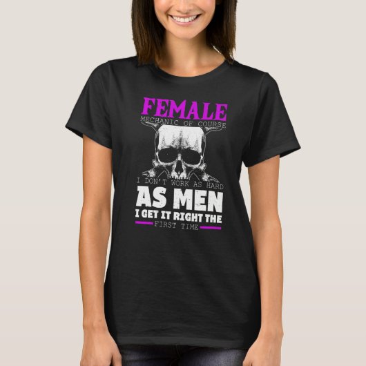 女性整備士 Tシャツ (正面)