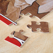 女性料理アルフォンスミュシャ ジグソーパズル (側面)