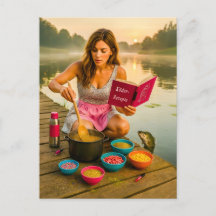 女性料理グリッター波止場