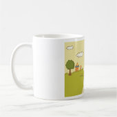 女性旅行バイカー コーヒーマグカップ (左)