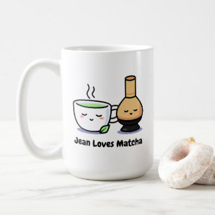 女性日本の抹茶かわいい漫画ティーカップ コーヒーマグカップ
