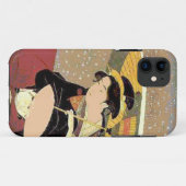 女性日本の顔プリント Case-Mate iPhoneケース (裏面(横))