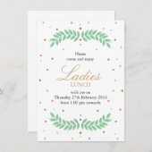 女性昼食 メニュー (正面/裏面)