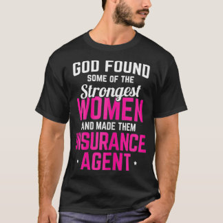 女性最強の女性保険代理店保険B Tシャツ