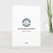 女性楽しむ68誕生日 カード (裏面)