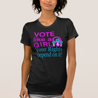 女性権利に似た投票  Tシャツ