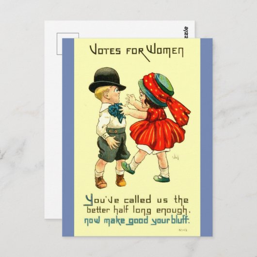 女性権利はがき可愛いサグラゲットカラフル、 ポストカード (正面/裏面)