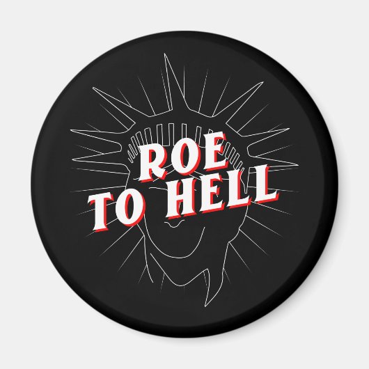 女性権利ローvウェイド | roe to hell magnet マグネット (正面)