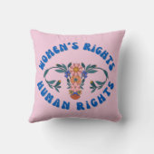 女性権利人権フローラ子宮 クッション (裏面)