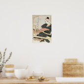 女性機織り ポスター (キッチン)