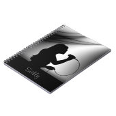 女性歌手の銀のカーテンの個人的なノート ノートブック (左側)