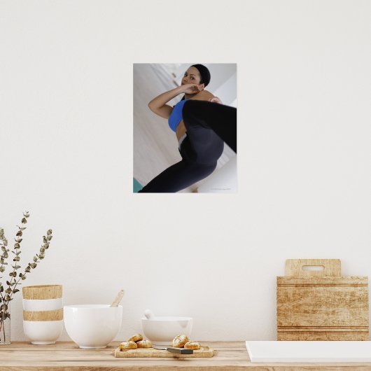 女性武術芸術 ポスター (キッチン)
