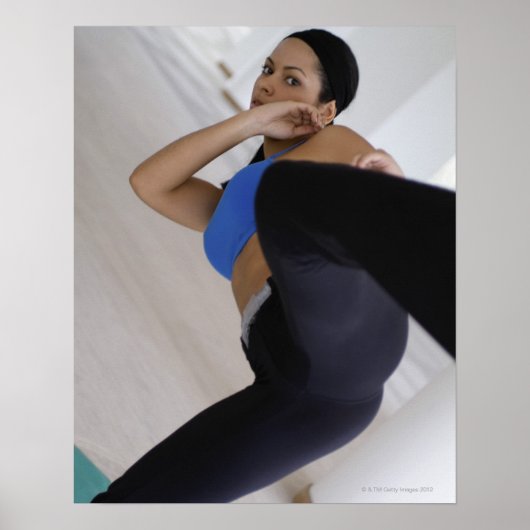 女性武術芸術 ポスター (正面)