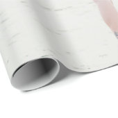 女性歩くオンショアニアビーチ ラッピングペーパー (ロールコーナー)