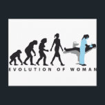 女性歯科医の進化 ポストカード<br><div class="desc">女性歯科医の進化</div>