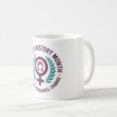 女性歴史月間マグ コーヒーマグカップ (正面右)