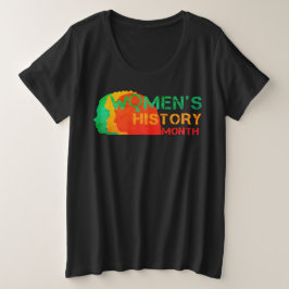 女性歴史月間 プラスサイズTシャツ