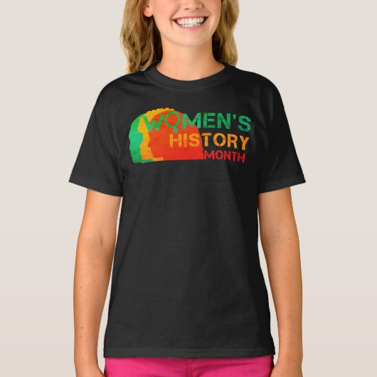 女性歴史月間 Tシャツ (正面)