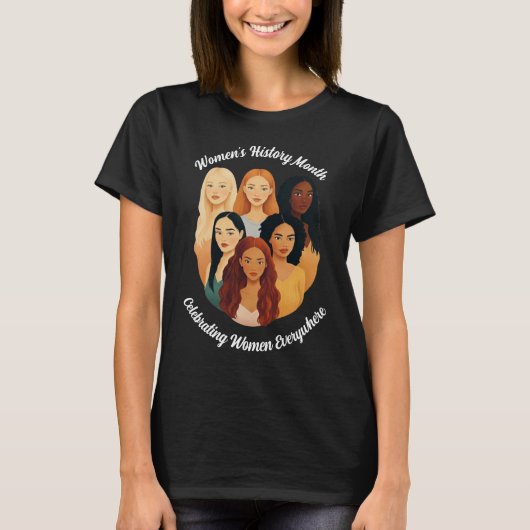 女性歴史月間 Tシャツ (正面)