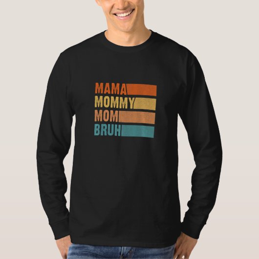女性母レトロヴィンテージ母の日ママ母ママ Tシャツ (正面)