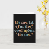 女性母親の日その私こんにちは私はクール母のIts カード (黄色い花)