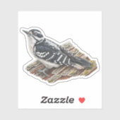 女性毛深い木ペッカーシール シール (シート)