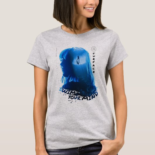 女性水中写真 Tシャツ (正面)